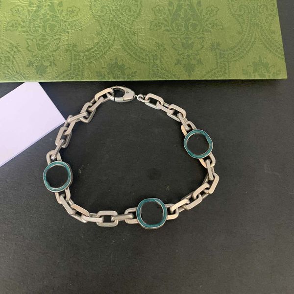 

charm bracelets unique design fashion letter belt snap bracelet green enamel silver plated vintage bracelet supply nrj, Golden;silver