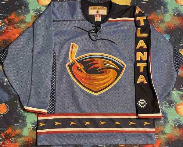 

new retro stitched koho alternate hockey jersey mens kids throwback jerseys, Black