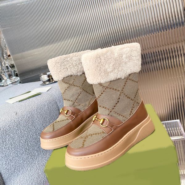 

princetown wool half boots with gold pumps winter fur boot mens women canvas women leather velvet flats size 35-42, Black