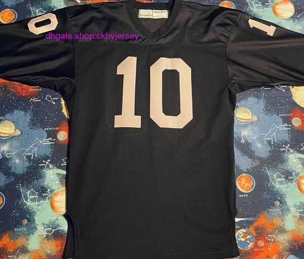 

new authentic retro sand knit football jersey mens kids stitched throwback jerseys, Black
