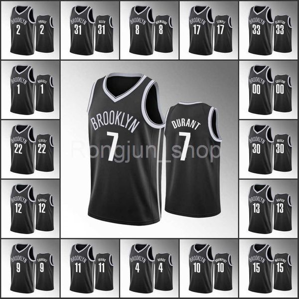 

diamond 75th basketball anniversary jerseys 2021/22 printed men kyrie irving kevin durant spencer dinwiddie caris levert icon black custom, White;black