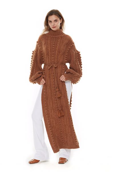 

runway dresses 2022 european fashion multi collar wool blend dress, Black