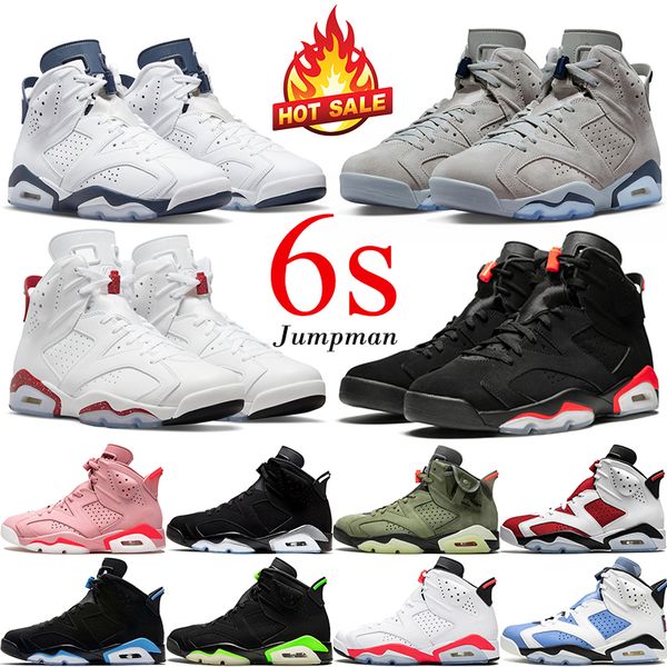 

jumpman 6 6s men basketball shoes sneakers georgetown unc university blue red oreo black cat metallic silver cactus jack mens womens outdoor