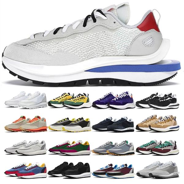 

running shoes daybreak ld waffle chaussures men women white nylon mens trainers sports sneakers eur 36-45