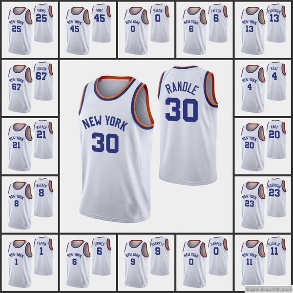 

men youth women printed julius randle rj barrett kemba walker obi in derrick rose aamir simms evan fournier 75th anniversary custom, White;black