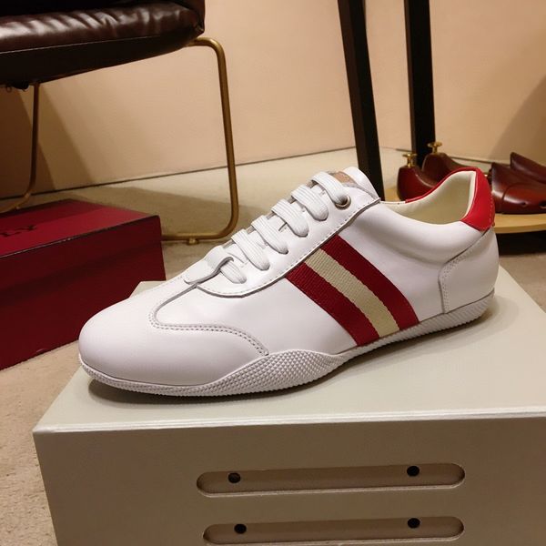 

cow leather men designer shoes sporty guys casual sneakers patchwork man flats, Black