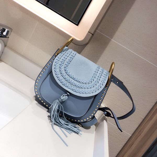 

designer woman handbag clutch purses tote bags luxuries backpack shoulder crossbody genuine leather suede handbags rivet tassel fashion casu