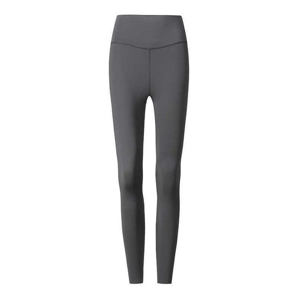 

women's leggings womens yoga pants autumn and winter sports breathable running leggings high waist hip naked sense fitness pant, Black