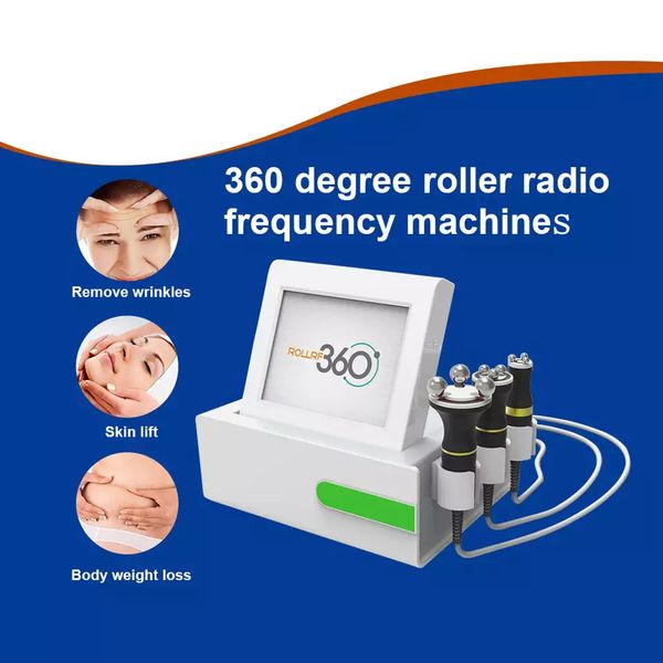 

3 in 1 radio rrequency 360 rf equipment immediate effect 3 colors light skin tightening fat burning weight reduce device with 3 handles