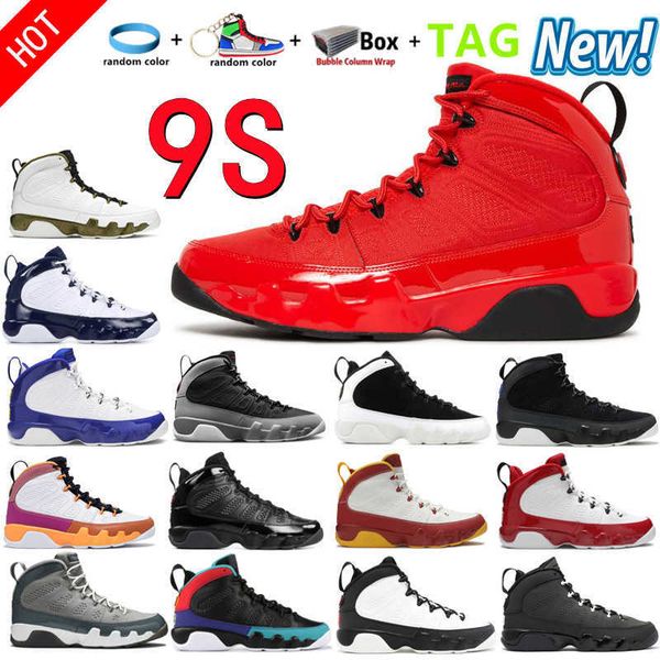 

2022 trend 9s ix basketball shoes 9 cool particle grey bred patent chile red gym red racer unc university blue dark charcoal gold sport