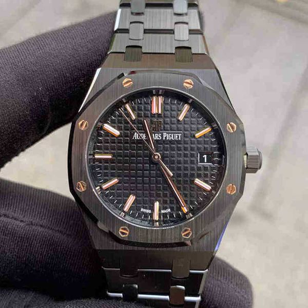 

apf zf nf bf n c luxury mens mechanical watch abbey roya1 0ak series 77350ce oo. 1266ce. 01 34mm gauge black ceramic swiss es brand ajzg, Slivery;brown