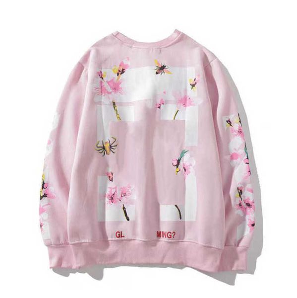 

luxury men's classic sweatshirts white pullover shirts men arrow cross letter print hoodies fashion women o-neck black sweater loose ja