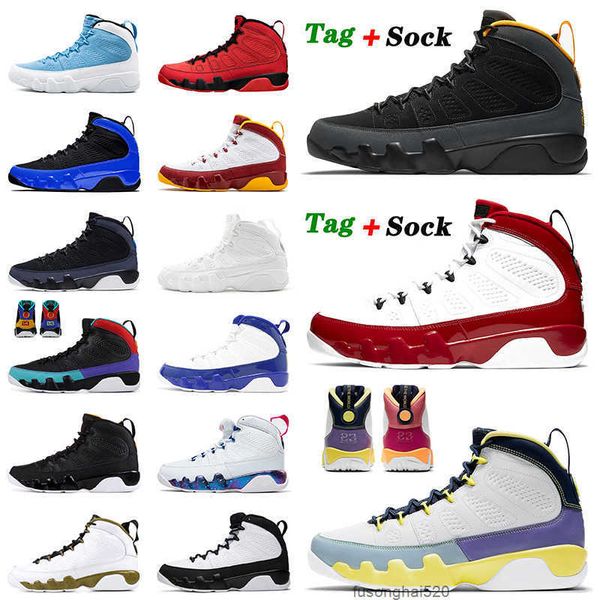

basketball shoes 9 9s ix high jumpman university gold mens women gym red sports change the world trainers retro space jam snea designer shoe, Black