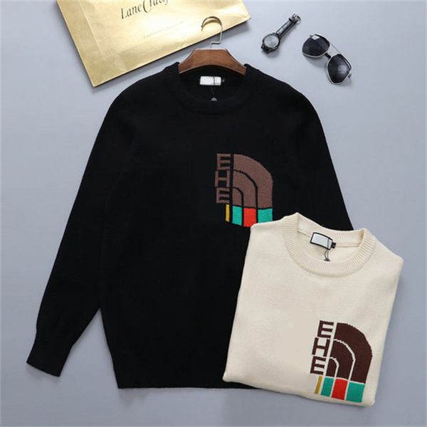 

mens sweaters designer men women jumper wool hoodie pullover sweatshirts knits sweater 611, White;black