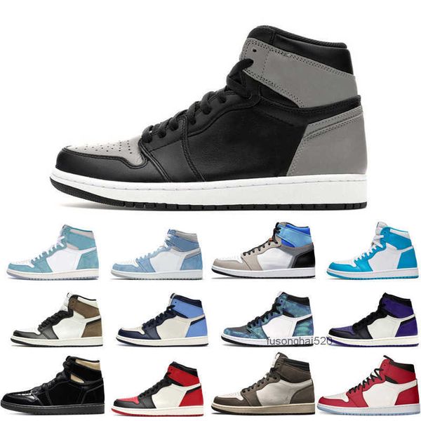 

2022 new arrive 1s basketball shoes man woman white black crimson tint pink glaze bred toe chicago university blue wha og designer shoes