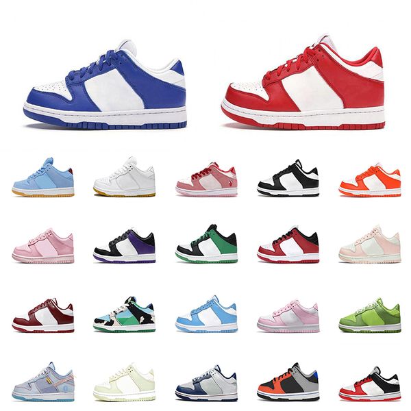 

outdoor jogging sport kids running shoes boys girls trainers platform designer children sneakers kentucky syracuse university red white blac