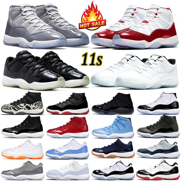 

11 jumpman 11s low men basketball shoes sneakers white bred concord cherry cool grey space jam university blue mens womens sports outdoor