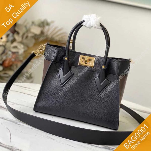

7a luxury wallets tote bag eegant leather canvas business handbag shoulder b047 57728 57729 57730, Red;black