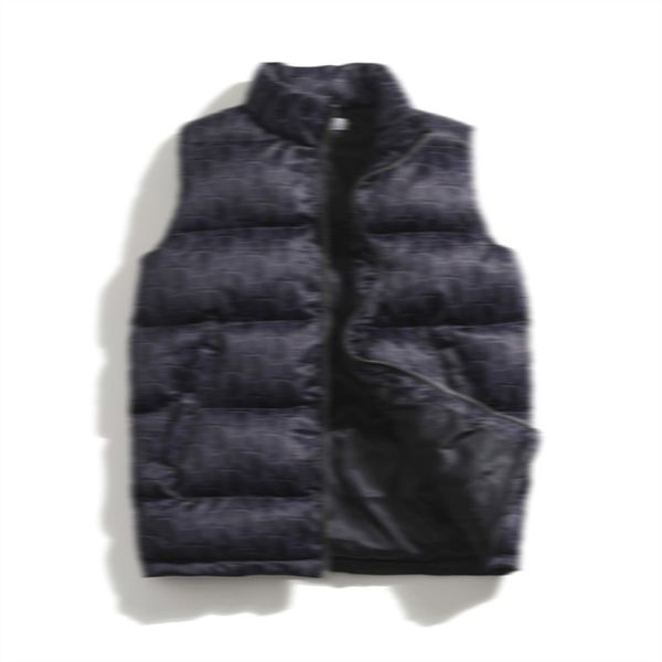 

new mens jacket sleeveless vest men's and women's letter printing winter fashion casual coats male down men's vests thickenin, Black;white