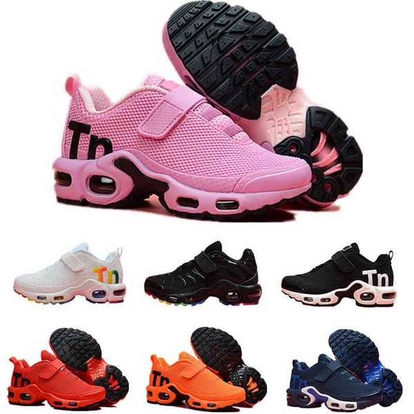 

tn plus3 kids shoes triple black infant sneakers rainbow children sports girls and boys tennis trainers size 24-35