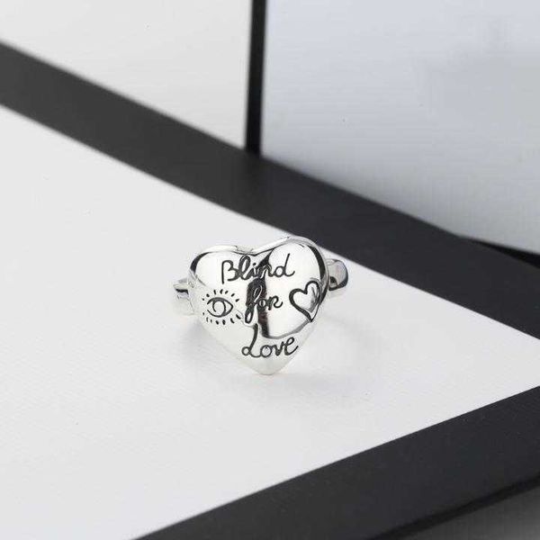 

luxury designer jewelry ring love retro style flower bird letters fashion trendy silver rings mens womens party engagement rings for women