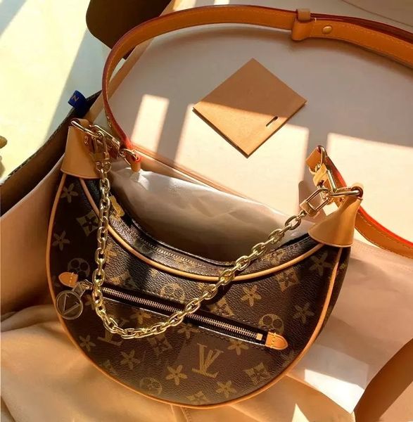 

size 23x7x13cm luxury shoulder bag designers handbags purses bag brown flower women tote brand letter leather shoulder bags crossbody bag br