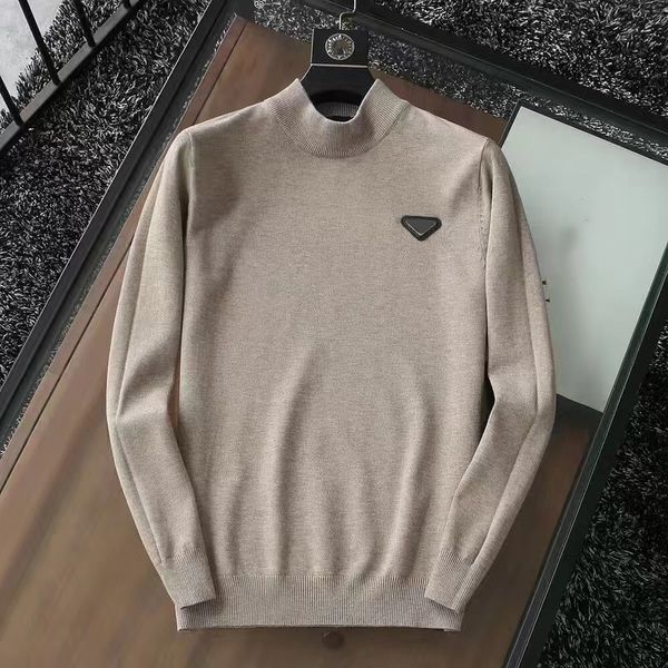 

men's women's designer sweaters european and american casual knitting hit color long-sleeved autumn fashion classic pullover loose, White;black