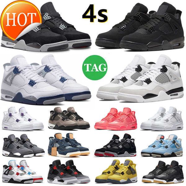 

2023 basketball shoes mens trainers sports sneakers military black cat canvas red thunder white oreo midnight navy unc blue sail infrared sh