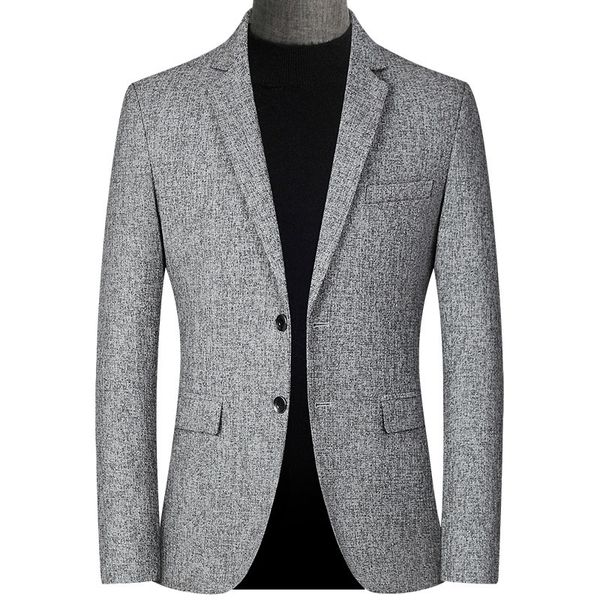 

men's jackets parklees winter plaid coat men solid slim windproof warm trench homme plus size office business blazers jacket mens 22093, Black;brown