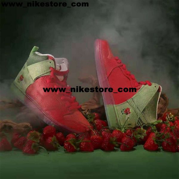 

sb dunks high sneakers strawberry cough size 14 shoes mens dunksb cw7093-600 women eur 48 runnings eur 47 zapatos us 14 trainers us14 casual, Black