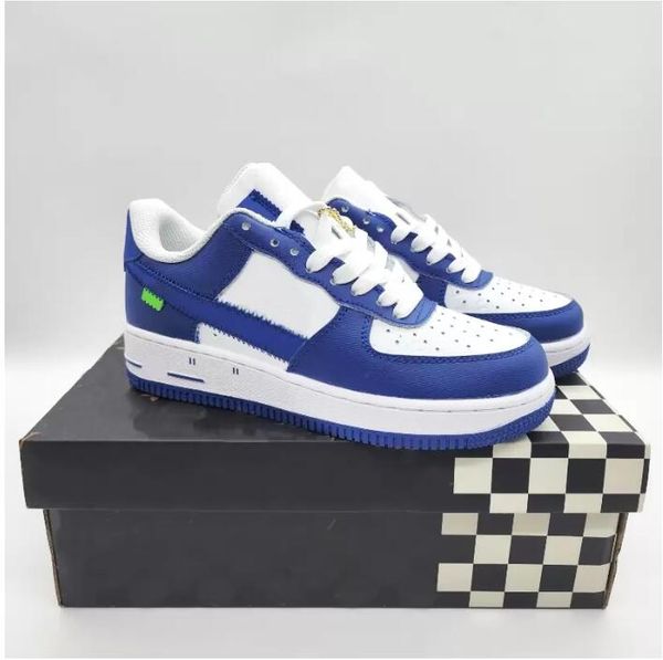 

casual shoes sneakers luxury designer blue red white green with box limit edition man, Black