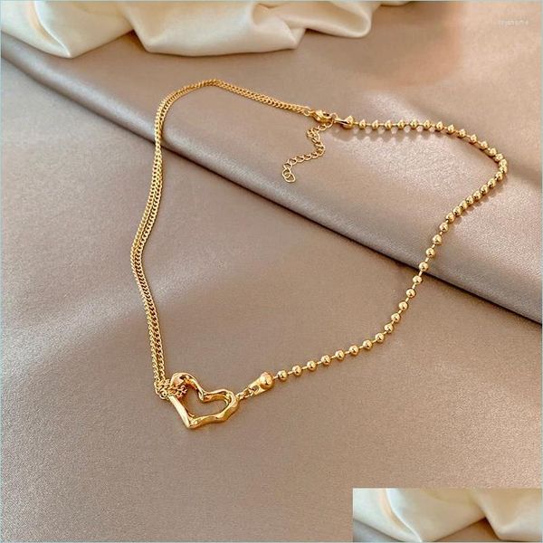 

pendant necklaces pendant necklaces european and american fashion classic luxury contracted exaggerated asymmetric heart-sh bdegarden dhtog, Silver