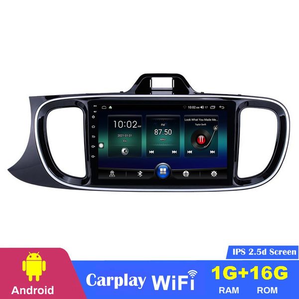

9 inch car dvd android player hd touchscreen radio for kia pegas-2017 lhd with usb wifi support swc 1080p all in one