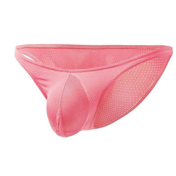 

briefs panties men s low waist mesh breathable bikini 8pcs 220930, Red;black