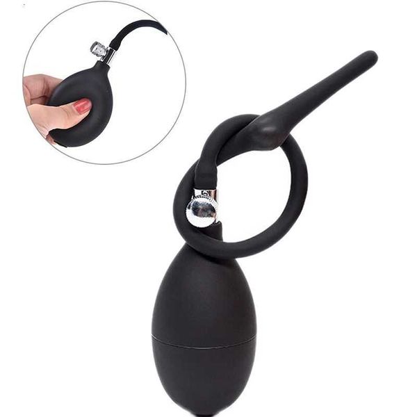 

toy massager inflatable urethral sound dilators silicone penis plug inflatable catheter inserts chastity toys for men gay