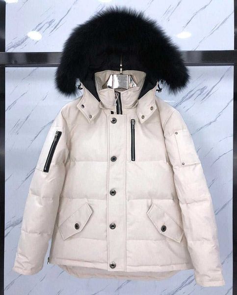 men&#039;s white/black fur