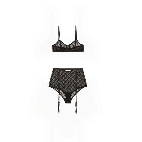 

other panties fashion designer lingerie women luxury underwear mesh lace letter exotic sets for 220930, Red;black