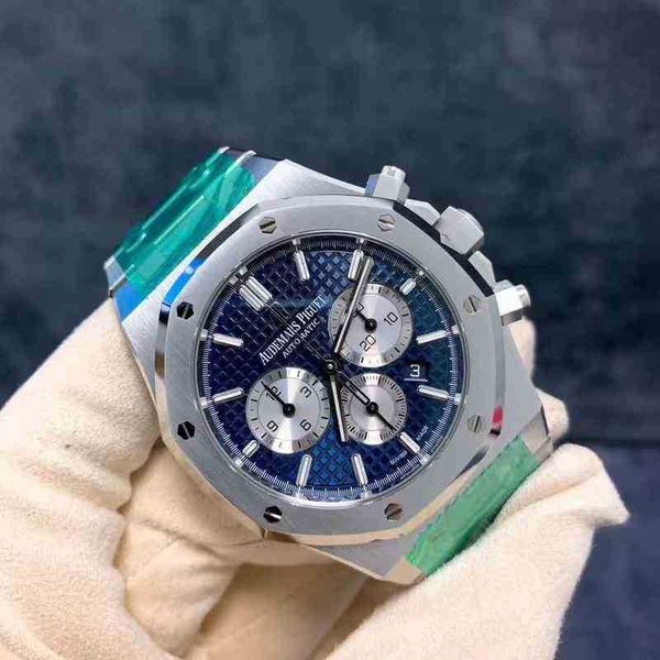 

apf zf nf bf n c luxury mens mechanical watch zr aibi roya1 0ak fine steel blue 26331st oo. 1220st. 01 swiss es brand wristwatch j1zq, Slivery;brown