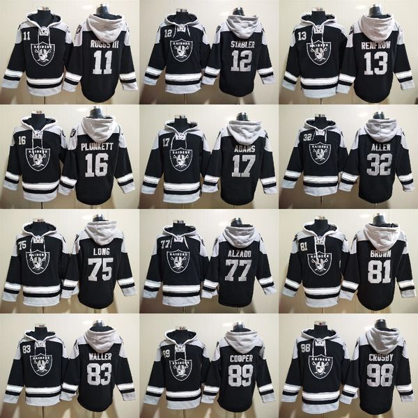 

designer stabler hoodie mens kids woman winter plush sweater renfrow hooded ins fashion youth students spring and autumn plunkett team alzad, Black