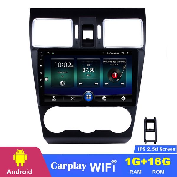 

car dvd player gps navigation system for subaru forester 2015-2017 with usb wifi support swc 1080p 9 inch android
