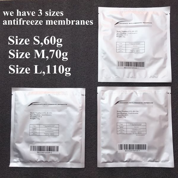 

factory supply antie membrane cooling shape protects skin white non-woven cryolipolysis cryoantie pads anti e cryotherapy accessories