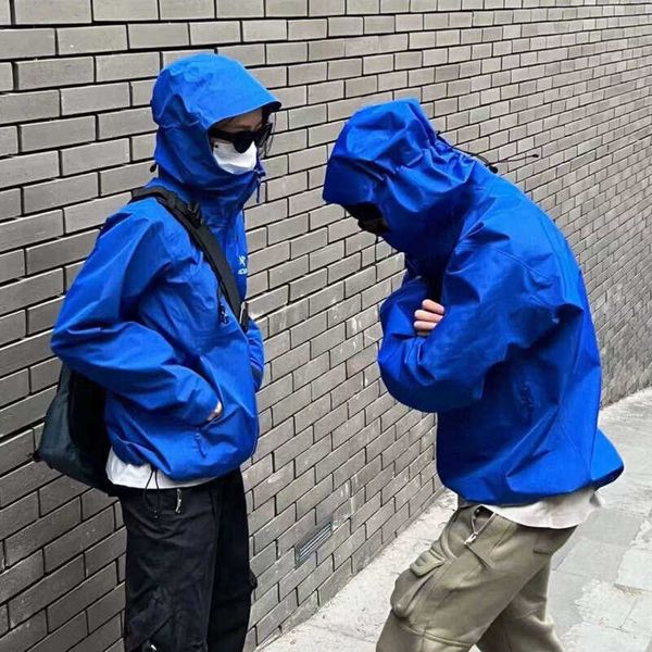 

outdoor mens jacket winter hard shell hooded jackets lightweight windproof waterproof zipper coat men women hoodie, Black;brown