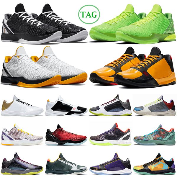 

laker mamba 6 protro basketball shoes mambacita grinch think pink 5 alternate bruce lee del sol big stage lakers mens womens outdoor sports