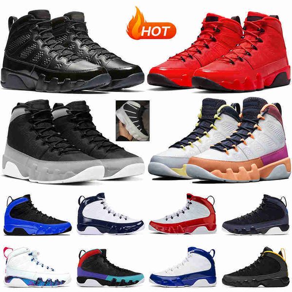 

shoes dr 9s jumpman men basketball 9 particle grey change the world chile red university gold blue oregon ducks outdoor mens trainers sports, Black