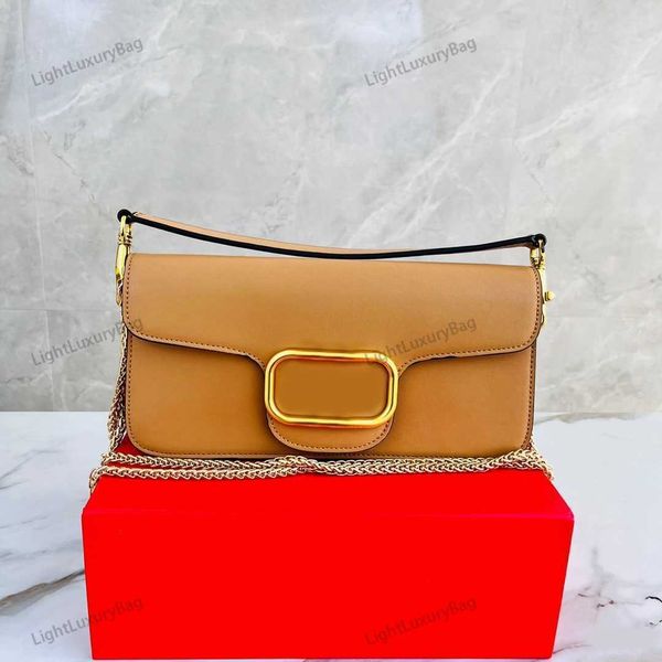 

shoulder bag golden chain designer leather wallet quality crossbody for women classic famous brand shopping purses 220308