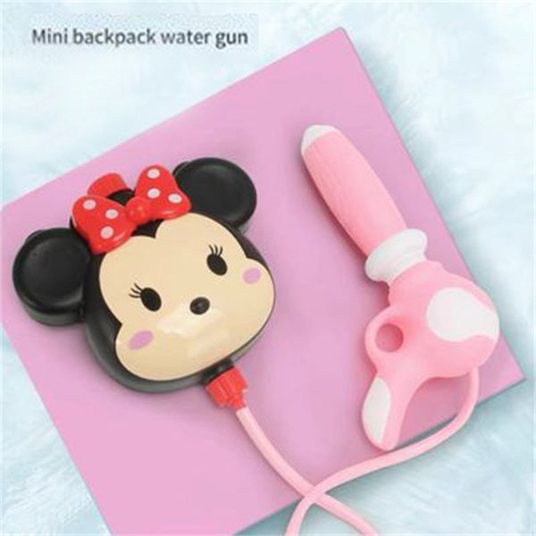 

disney bath toys backpack type water gun pull type men and women fight cartoon fun cute funny classic party time happyness
