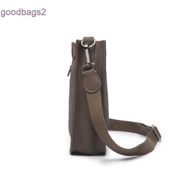 

bags herme new h family calf leather evelynss bag mini fashion personalized one shoulder messenger hollow bucket bag female bag outlet