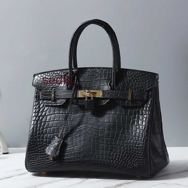 

designer bags herme women handbag luxury genuine leather single shoulder handbags crocodile skin women's bag 2022 new hand large capaci