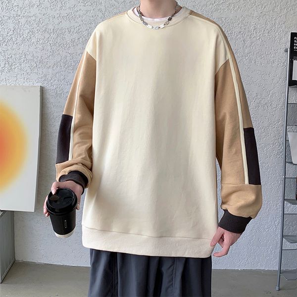 

men sweatshirt hip hop clothes for men fashion clothing loose fit harajuku streetwear csual long sleeve shirts, Black