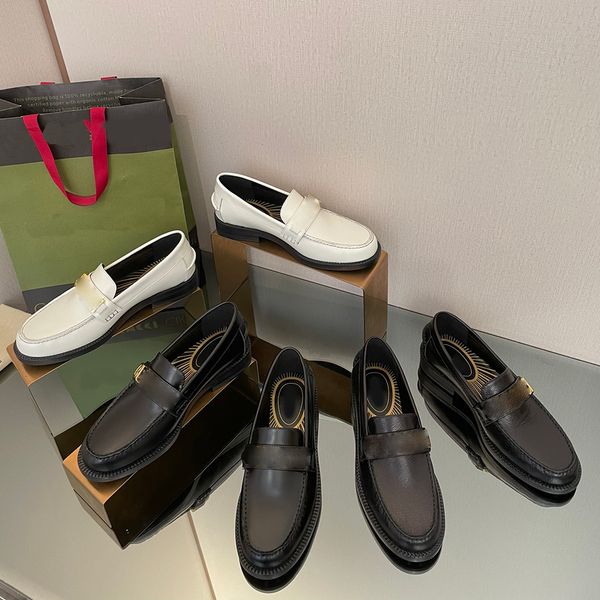 

designers dress shoes latest classic letter clasp classics buckle men women loafers 100% cowhide snakeskin 35-42 40-45 with box flat heels l, Black
